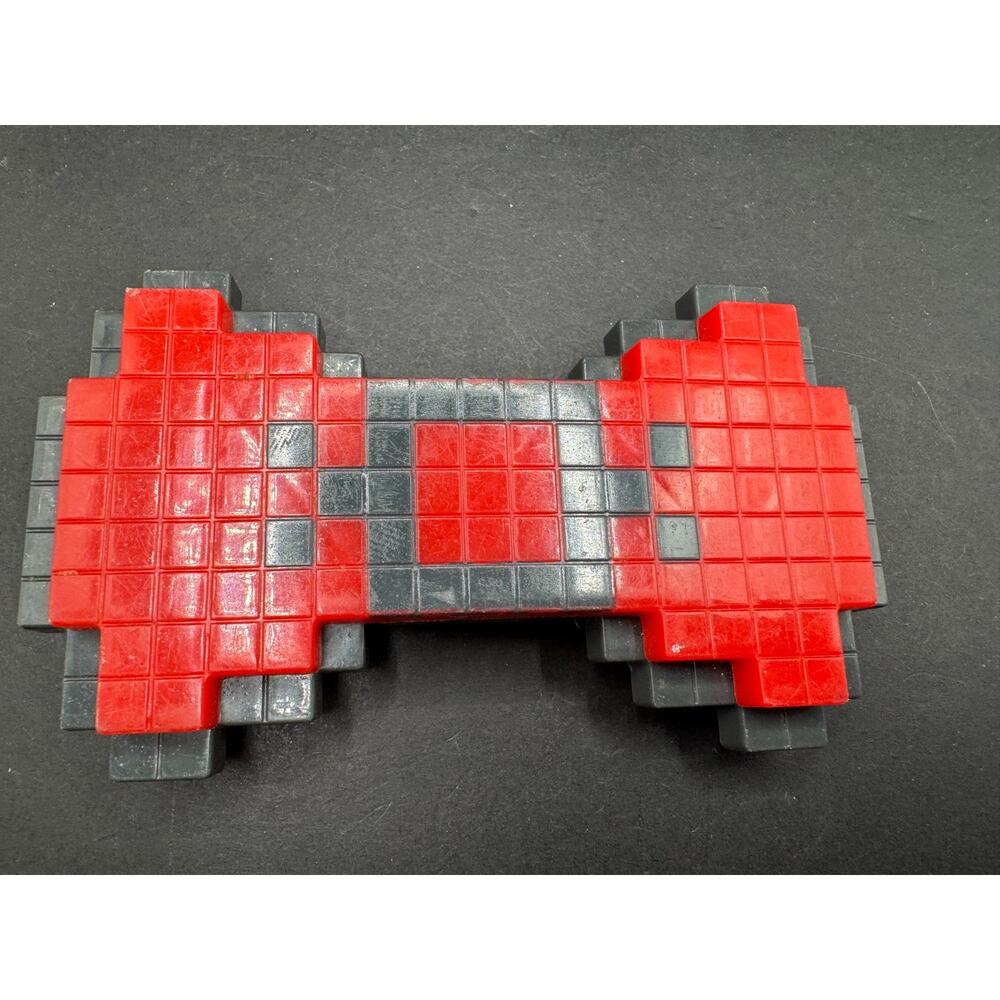 ThinkGeek 2011 Red Black 8 Bit Pixelated Hair Bow Hair Accessories